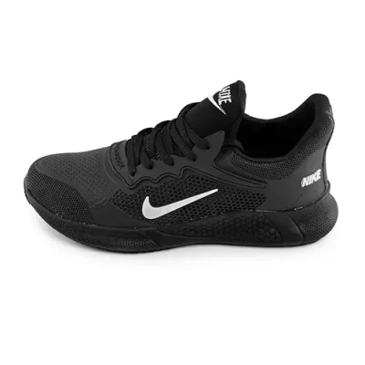 کفش اسپرت مردانه مشکی Nike بندی مدل 44253