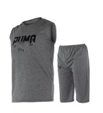 ست رکابی و شلوارک مردانه Puma یقه گرد مدل 44168