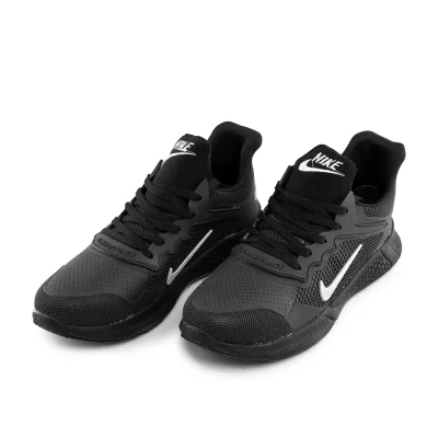 کفش اسپرت مردانه مشکی Nike بندی مدل 44253