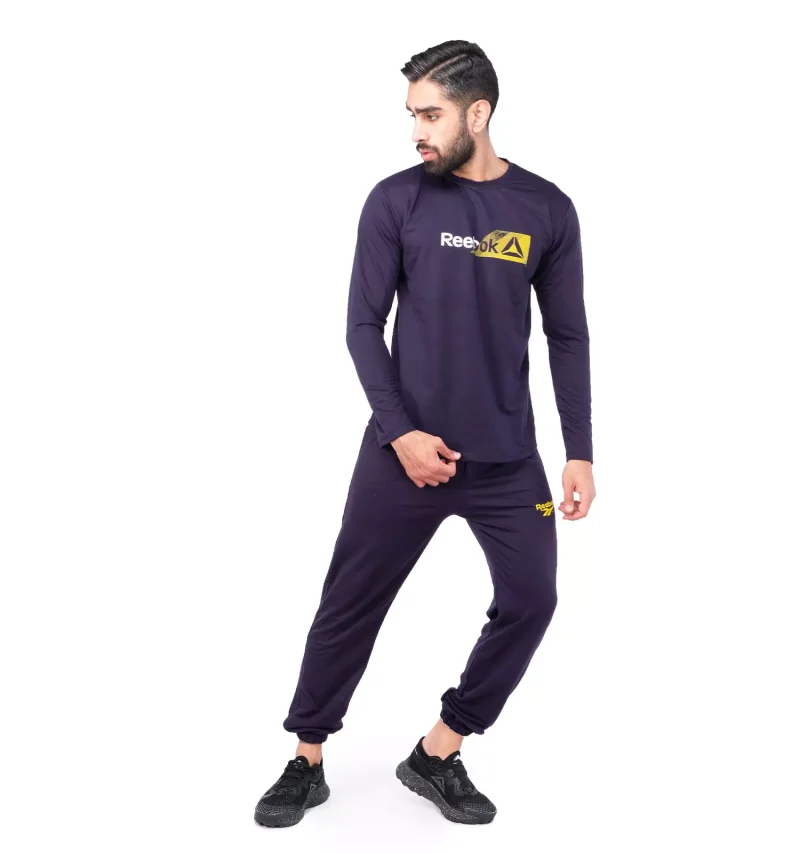 ست بلوز و شلوار مردانه Reebok یقه گرد مدل 44738