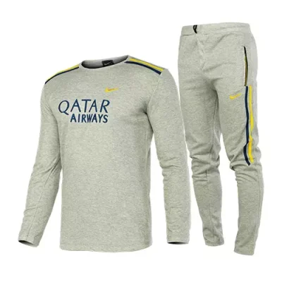 ست مردانه بلوز و شلوار آستین بلند Nike ساده یقه گرد مدل 44654