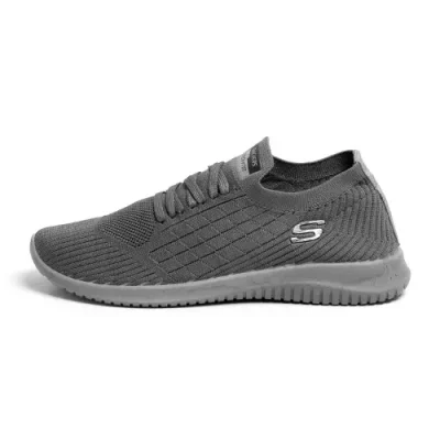 کفش اسپرت Skechers مردانه طوسی پیاده روی بندی