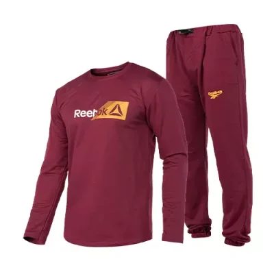 ست بلوز و شلوار مردانه Reebok یقه گرد مدل 44739