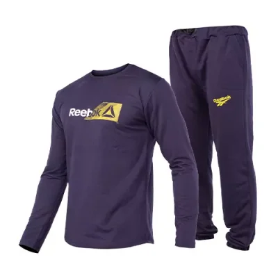 ست بلوز و شلوار مردانه Reebok یقه گرد مدل 44738